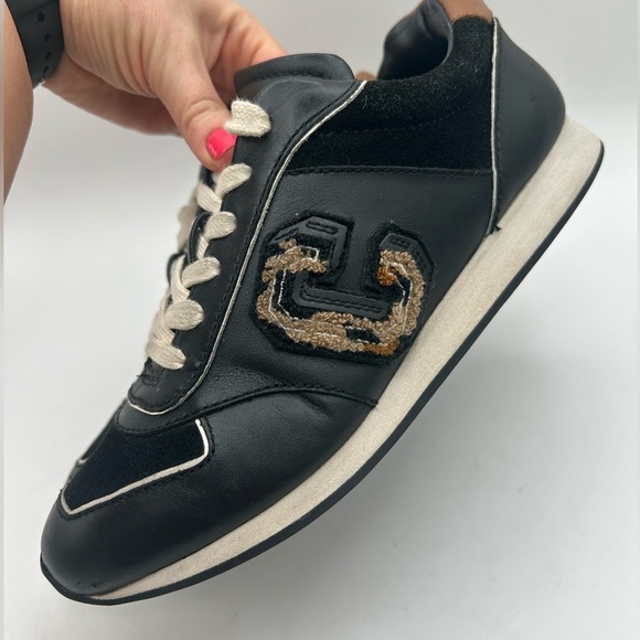 Coach Rebecca Varsity Nap/suede Black/leopard, athletic, sneaker, retro , track - Picture 10 of 14